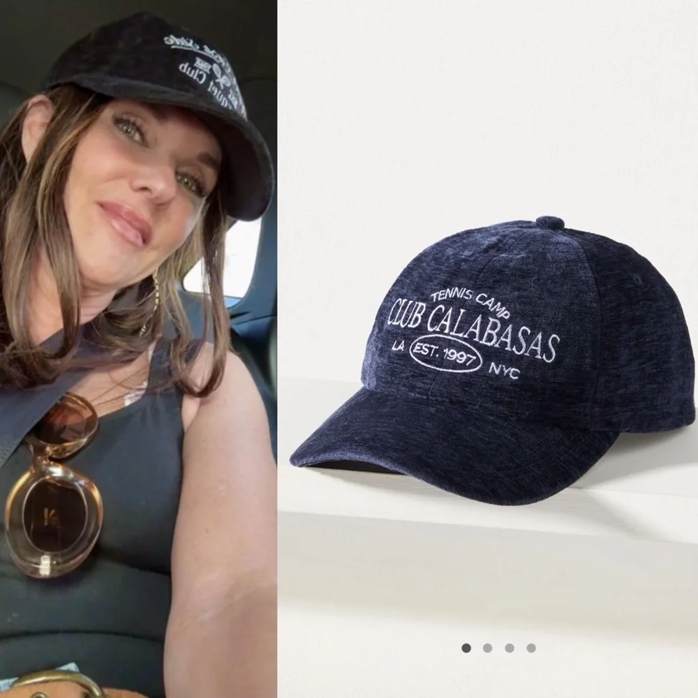 Anthropologie Corduroy sports club baseball cap